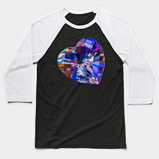 Crystal Heart Baseball T-Shirt